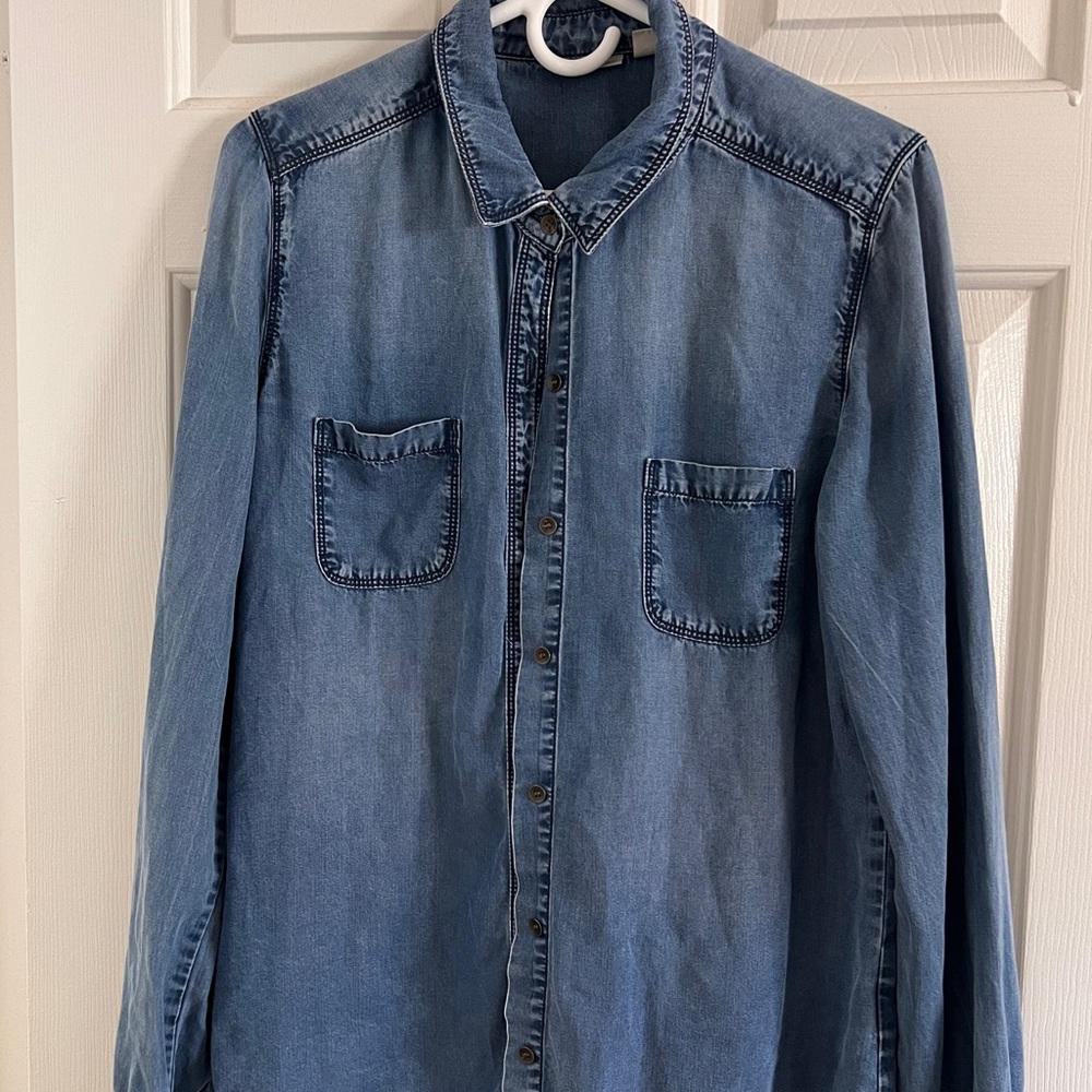 Dark Navy button down shirt